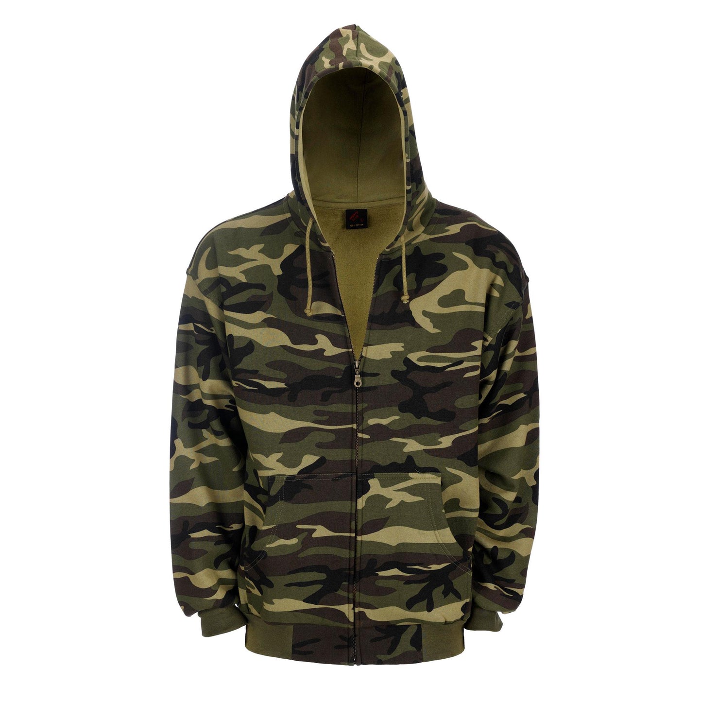 Unisex Jungle & Urban Camouflage Cover UP Zip Hoodie Rotary Print Sweatshirt, Hiking, Trekking, Fishing, Streetwear, Adventure Travel Sports