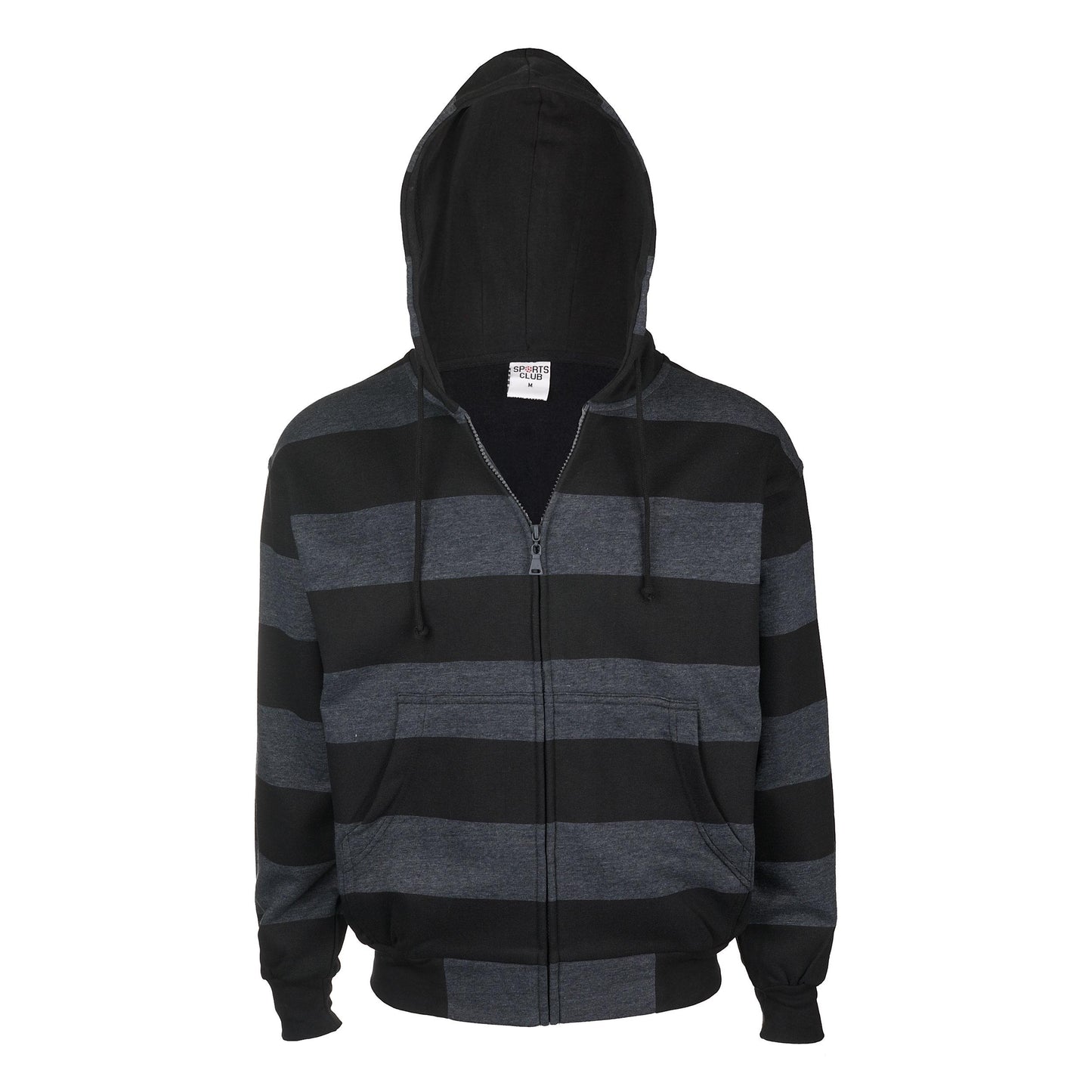 Urbanity Vintage Wash Printed Cover-Up Zip Hoodie - 100% Cotton with Double-Lined Hood, Streetwear, Adventure Sports, Goths, Rock, Biker