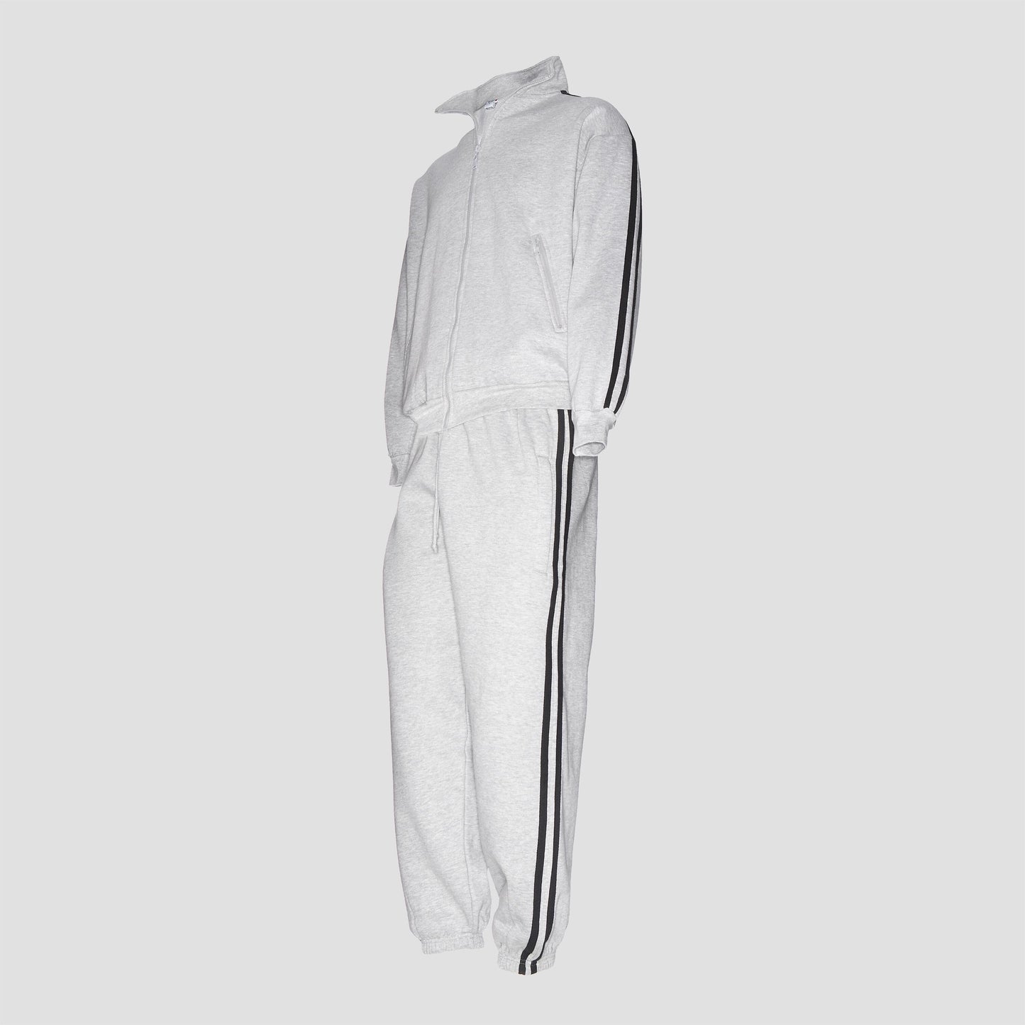 Sports Club Unisex Track Suit Turtle Neck Zip-Through Design