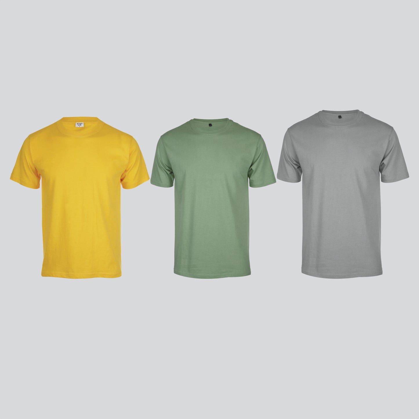 Sports Club Smart Fit T-Shirts – Durable 100% Semi-Comb Cotton Jersey