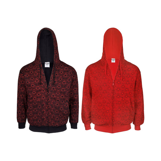 Unisex Broad Stars All-Over Print Hoodie, Goth, Punk, Biker, Rock, Halloween