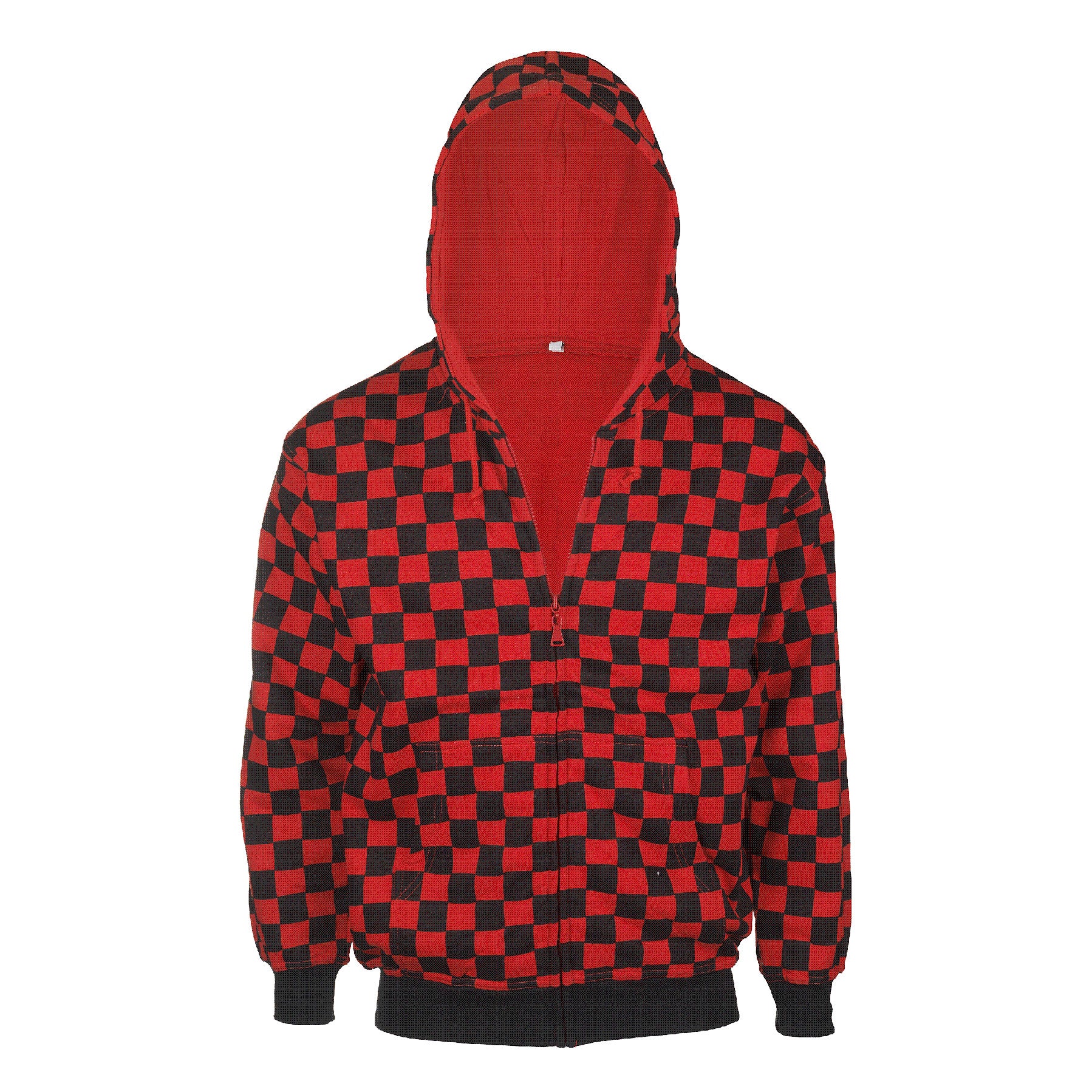 Unisex Checkered Hoodie White / Black, Red / Black & Brown / Beige Formula 1