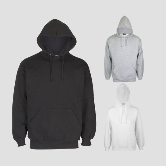 Unisex Pullover Hoodie Superior Breathable Fabric, 3 Ply Fleece Heavy Blend